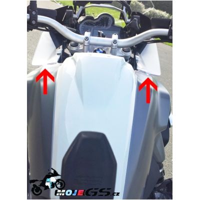 Velké boční deflektory WRS pro R1250GS/A, R1200GS/A LC 2013-2018, tmavě kouřové