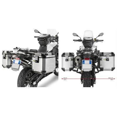 Nosiče ALU bočních kufrů Givi/Kappa pro BMW F800GS, F700GS, F650GS 2008+