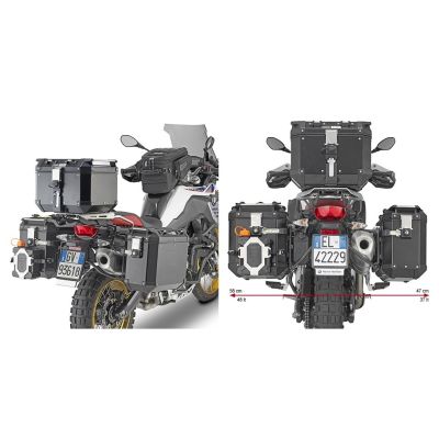 Nosiče ALU bočních kufrů Givi/Kappa pro BMW F850GS, F750GS