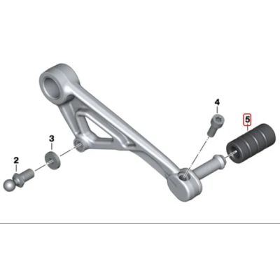 Guma řadičky pro BMW R1250GS/A, R1200GS/A LC 2013-2018, R1200GS Adventure 2006-2013, F850GS/A, F750GS