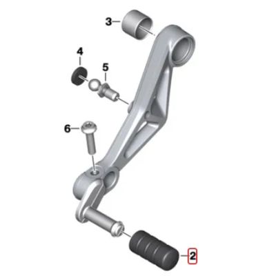 Guma řadičky pro BMW R1250GS/A, R1200GS/A LC 2013-2018, R1200GS Adventure 2006-2013, F850GS/A, F750GS