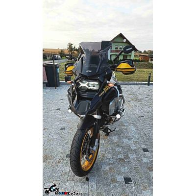 Sportovní plexi WRS 43cm pro BMW R1250GS/A, R1200GS/A LC 2013-2018, tmavě kouřové