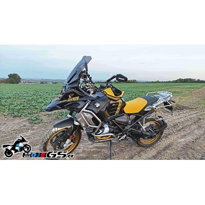Sportovní plexi WRS 43cm pro BMW R1250GS/A, R1200GS/A LC 2013-2018, tmavě kouřové