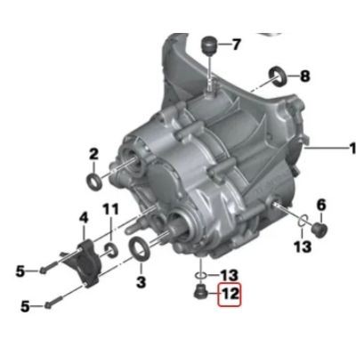 Vypouštěcí šroub oleje v převodovce R1200GS/A 2004-2012