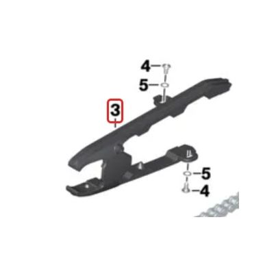Kluzná lišta řetězu pro F850GS/A, F750GS