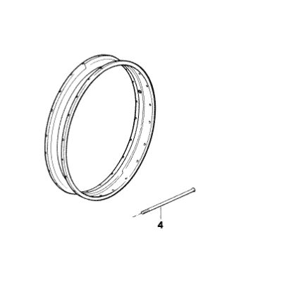 Paprsek zadního kola R1150GS/A, R1100GS