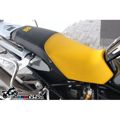 Snížené rallye sedlo 40 Years pro R1250GS/A, R1200GS/A LC 2013-2018, černo žluté