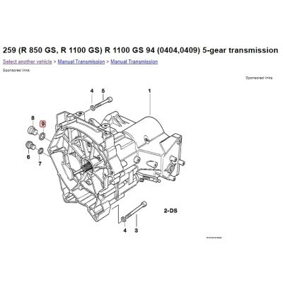 Těsnění pod napouštěcí šroub v převodovce R1200GS/A 2004-2012, R1150GS/A, R1100GS