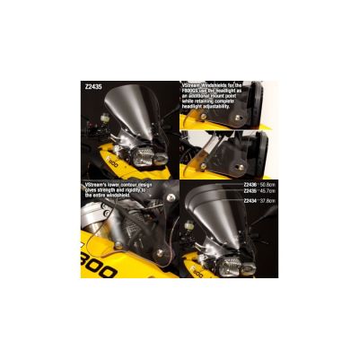 Plexi Ztechnik V-Stream 38cm pro BMW F800GS, F650GS 2008-2012