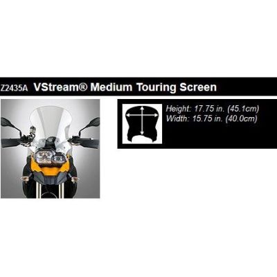 Plexi V-Stream 45cm pro BMW F800GS, F650GS