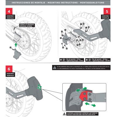 Zadní blatník "lízátko" Puig pro BMW F850GS/A, F750GS