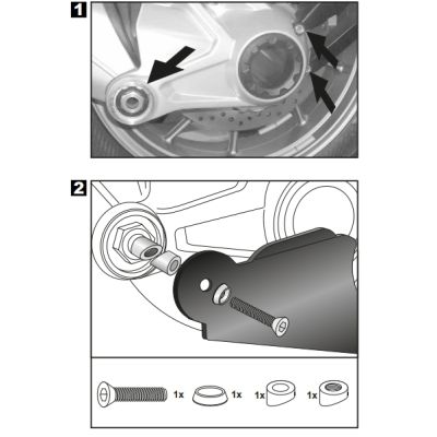 Kryt kardanu Hepco Becker pro R1200GS/A LC 2013-2018