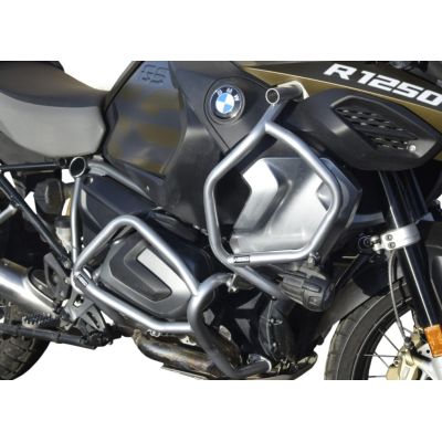 Velký zesílený padací rám Heed pro BMW R1250GS Adventure 2018+, stříbrný