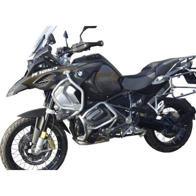Velký zesílený padací rám Heed pro BMW R1250GS Adventure 2018+, stříbrný