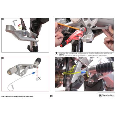 Nastavitelná řadící páka Wunderlich pro R1250GS/A, R1200GS/A LC 2013-2018