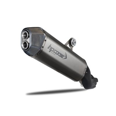 Výfuk HP Corse SPS Inox pro R1250GS/A LC 2018+, stříbrný
