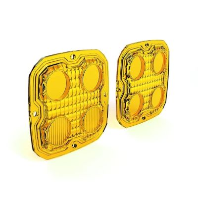 Krycí skla pro LED Denali D4, žlutá