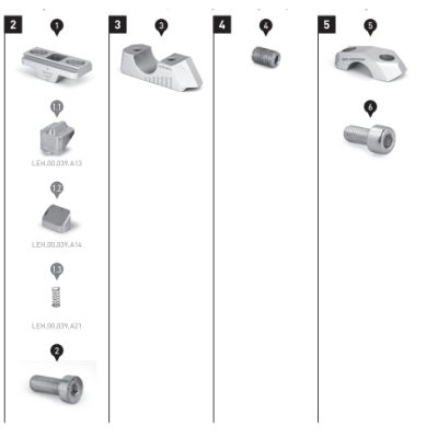 Zvýšení řídítek SW-Motech o 30mm nahoru a variabilní přiblížení o 0-30mm pro 32mm řídítka, stříbrné