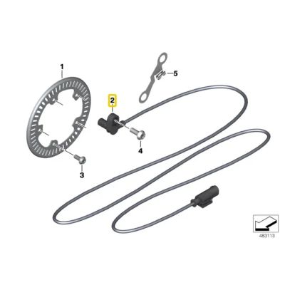 Snímač otáček předního a zadního kola F850GS/A, F800GS/A, F750GS, F700GS, F650GS 2008+