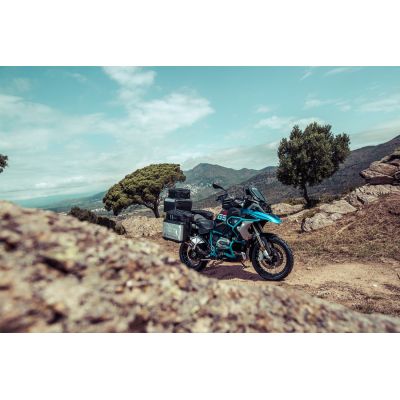 Zahrádka Wunderlich na víko stříbrného Vario topcasu R1250GS, R1200GS LC 2013-2018, R1200GS 2004-2012