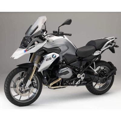 Samolepky "trikolora R1200" na zobák R1200GS/Adventure LC 2013-2018+, černé