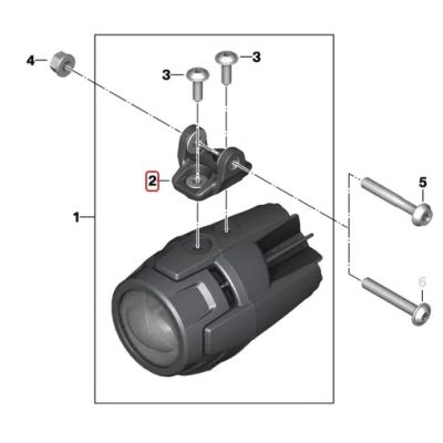 Držák originálních LED světel