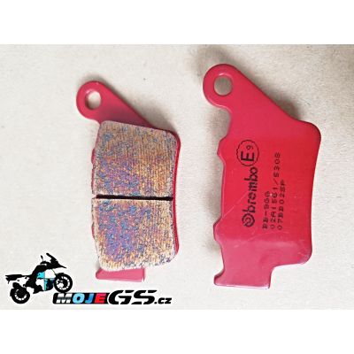 Zadní brzdové destičky Brembo 07BB02SP pro BMW F850GS/A, F800GS/A, F750GS, F700GS, F650GS, F650GS/Dakar, G650GS, G310GS