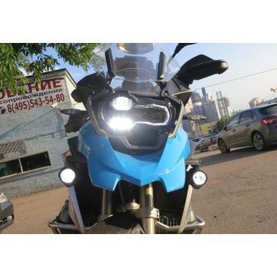 LED přídavná světla BMW s držákem pro R1200GS LC 2013-2018