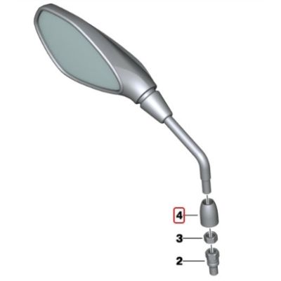 Gumový kryt šroubení zrcátka R1250GS/A, R1200GS/A LC 2013-2018, R1200GS/A 2004-2012, F850GS/A, F750GS