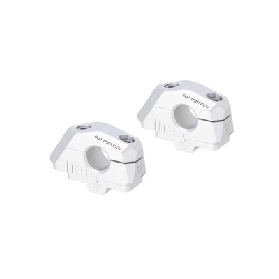 Zvýšení řídítek SW-Motech o 25mm nahoru a variabilní přiblížení o 0-30mm pro 22mm řídítka, černé