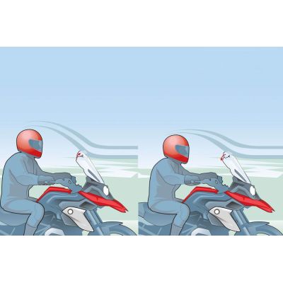 Přídavný nastavitelný deflektor Wunderlich Vario Ergo 3D+, čirý