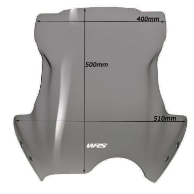 Plexi WRS 50cm pro R1150GS Adventure, tmavě kouřové