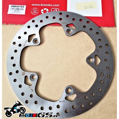Zadní brzdový kotouč Brembo pro BMW BMW R1250GS/A, R1200GS/A LC 2013-2018