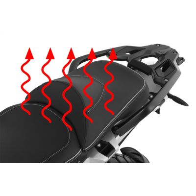 Vyhřívané standardní zadní sedlo Wunderlich Aktivkomfort pro R1250GS/A, R1200GS/A LC 2013-2018