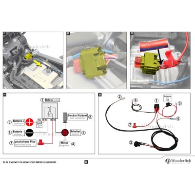 Vyhřívané standardní zadní sedlo Wunderlich Aktivkomfort pro R1250GS/A, R1200GS/A LC 2013-2018