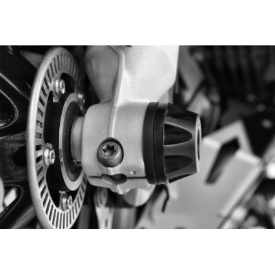 Padací protektory Wunderlich do osy předního kola R1250GS/A 2018+, R1200GS/A LC 2013-2018