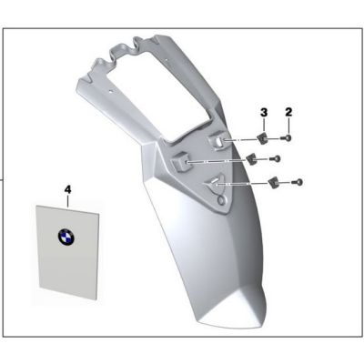 Zadní přídavný blatník BMW F800GS/A, F700GS, F650GS 2008-2012