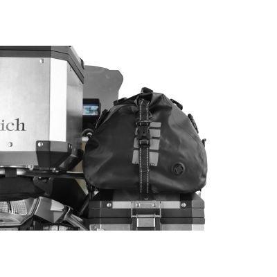 Voděodolný válec 40L Wunderlich s popruhy na boční kufry, černý