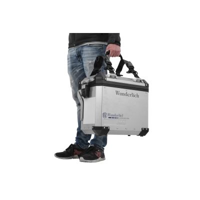 Voděodolný válec 40L Wunderlich s popruhy na boční kufry, černý