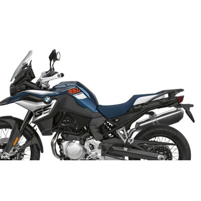 Sedlo pro BMW F850GS/A, F750GS, modro-bílé Trophy