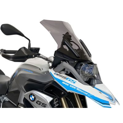 Sportovní plexi WRS 43cm pro BMW R1250GS/A, R1200GS/A LC 2013-2018, tmavě kouřové