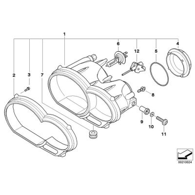 Světlomet přední BMW R1200GS/A 2004-2012