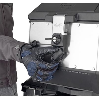 Hliníkový topcase Kappa 44l (model 2023), stříbrný