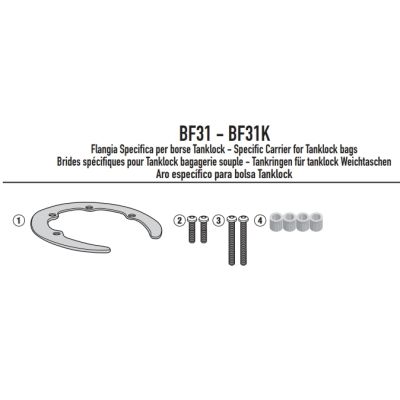 Podkova na nádrž G310GS pro tankvaky Givi Tanklock a Tanklocked