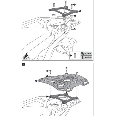Kovová plotna SW-Motech ADV Rack pro BMW G310GS