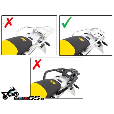 Kovová plotna SW-Motech ADV Rack pro BMW R1250GS Adventure s rallye sedlem