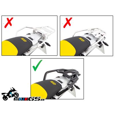 Plotna pro uchycení Vario topcase pro BMW R1250GS, R1200GS LC 2013-2018