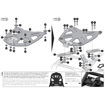 Kovová plotna SW-Motech pro BMW R1200GS Adventure 2006-2013