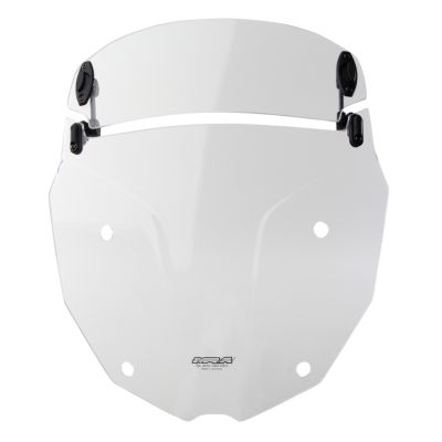 Plexi MRA Multi X-Creen 43cm s deflektorem pro BMW R1250GS/A, R1200GS/A LC 2013-2018, čiré
