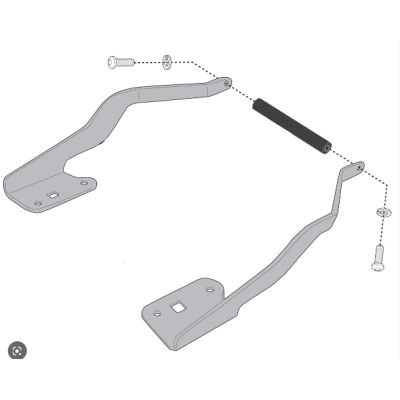 Hrazda Givi/Kappa na navigaci pro F850GS/A, F750GS